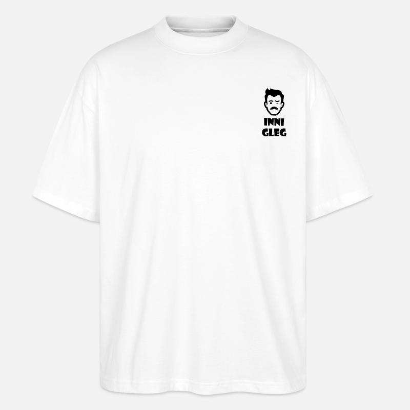 Innigleg - Stanley/Stella Oversized Unisex Bio T-Shirt Blaster 2.0 - Weiß