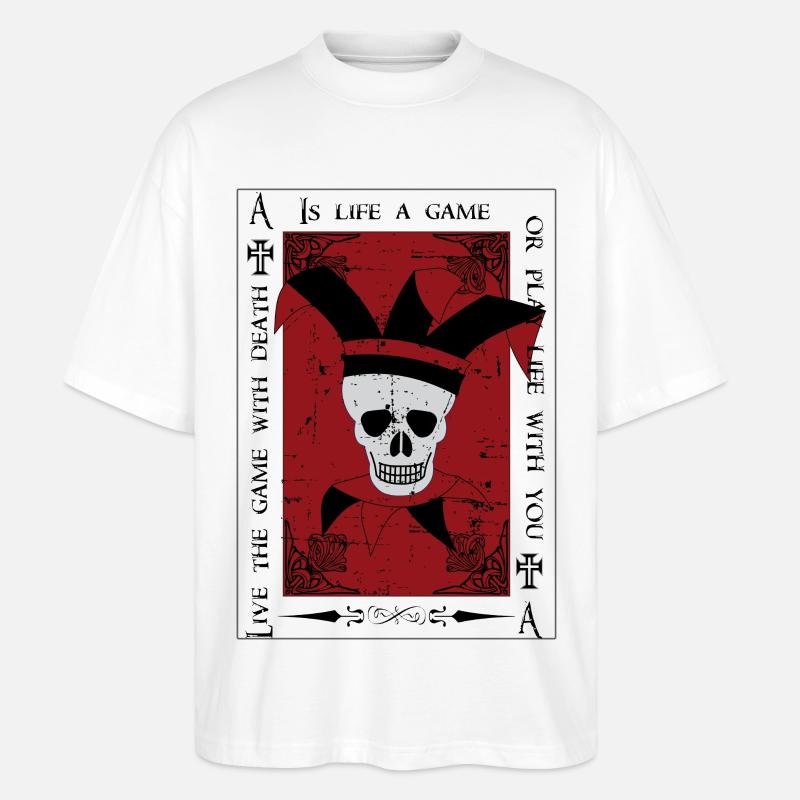 Ist das Leben Ein Spiel ? - Stanley/Stella Oversized Unisex Bio T-Shirt Blaster 2.0 - Weiß