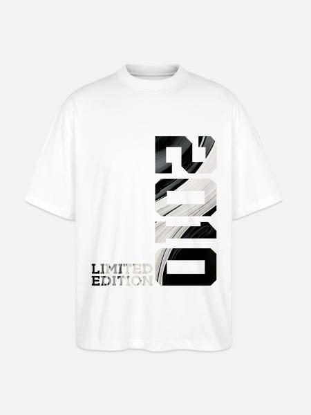 16TH BIRTHDAY LIMITED EDITION 2010 - Stanley/Stella Oversized Unisex Organic T-shirt Blaster 2.0 - white