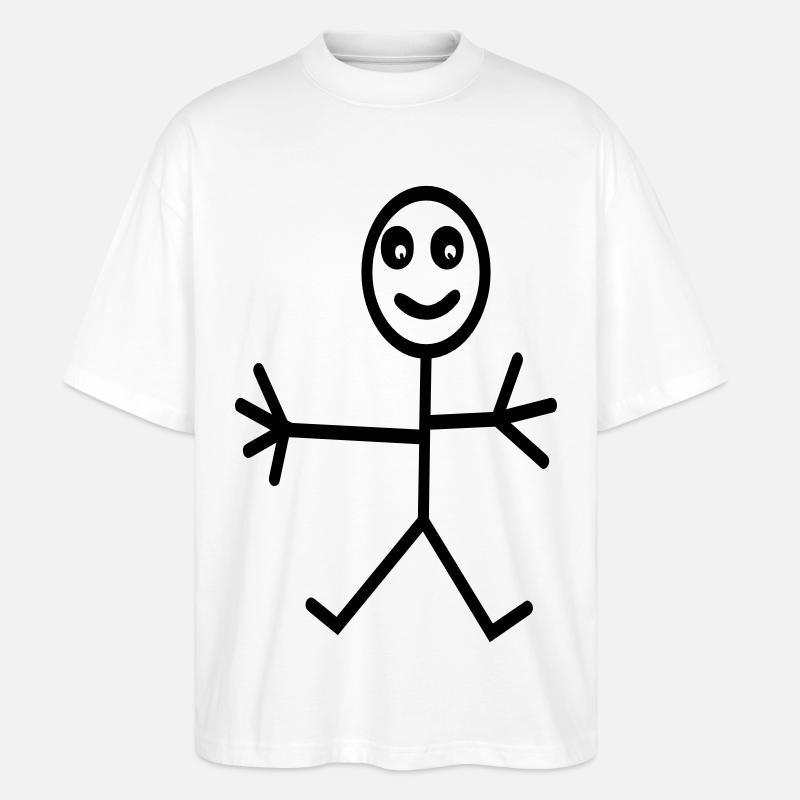 comic - Stanley/Stella Oversized Unisex Organic T-shirt Blaster 2.0 - white
