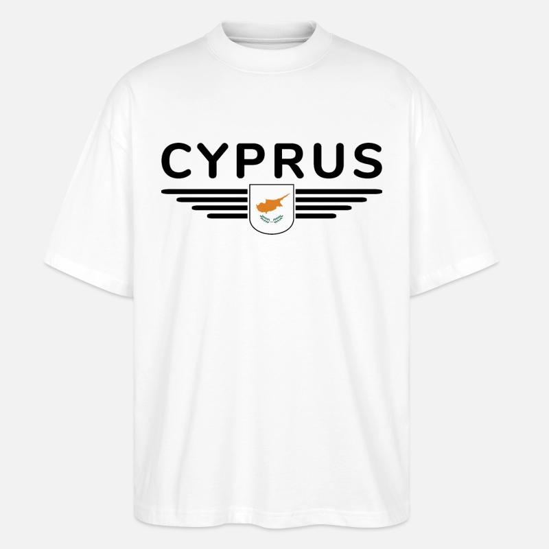 Zypern Design – Insel der Vielfalt - Stanley/Stella Oversized Unisex Bio T-Shirt Blaster 2.0 - Weiß
