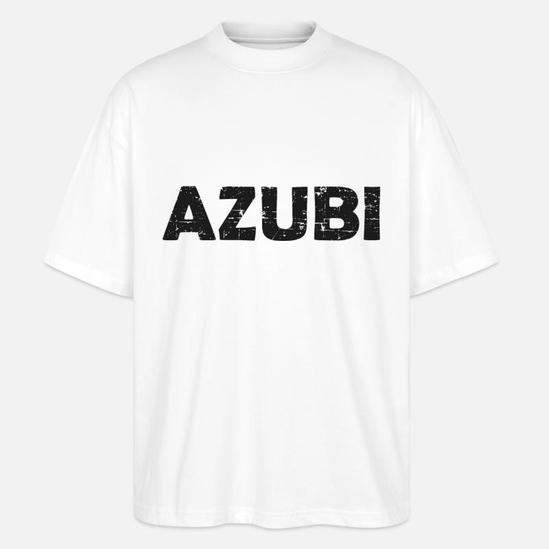 Azubi - Stanley/Stella Oversized Unisex Bio T-Shirt Blaster 2.0 - Weiß