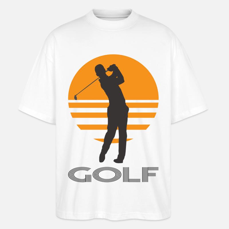 golf - Stanley/Stella Oversized Unisex Organic T-shirt Blaster 2.0 - white