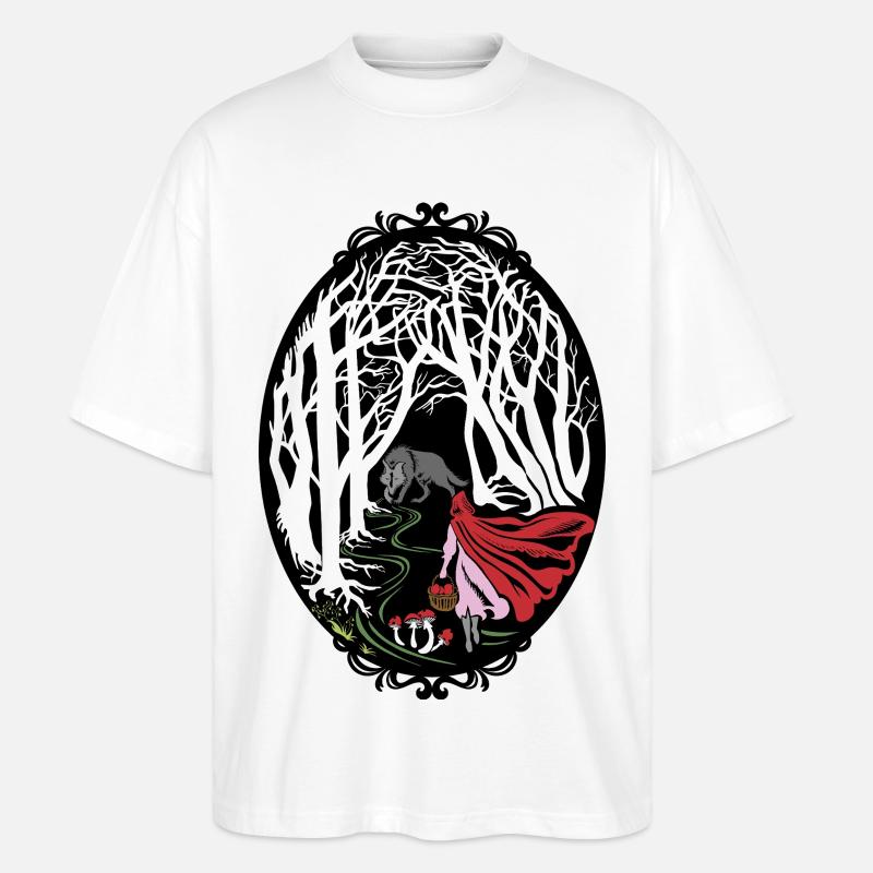 Rotkäppchen Chaperon rouge - T-shirt bio Blaster 2.0 coupe oversize Stanley/Stella Unisexe - blanc