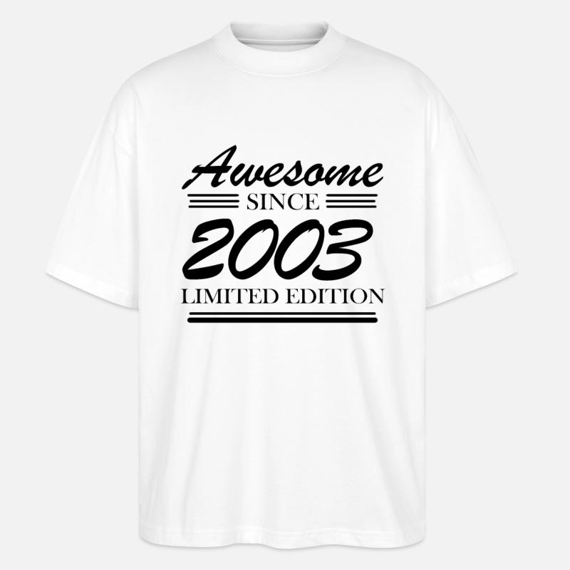 2003 - Stanley/Stella Oversized Unisex Bio T-Shirt Blaster 2.0 - Weiß