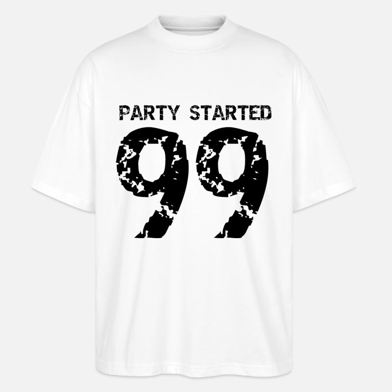 99 - Stanley/Stella Oversized Unisex Bio T-Shirt Blaster 2.0 - Weiß