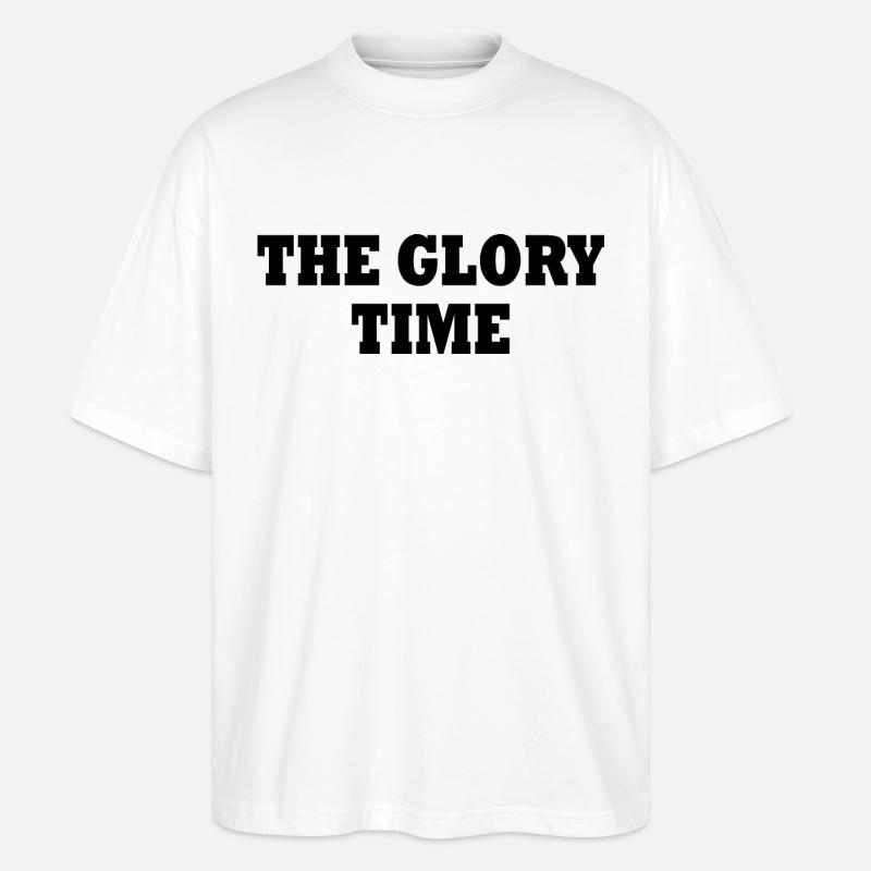 The glory time - Stanley/Stella Oversized Unisex Bio T-Shirt Blaster 2.0 - Weiß