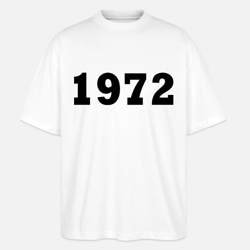 1972 - Stanley/Stella Oversized Unisex Bio T-Shirt Blaster 2.0 - Weiß