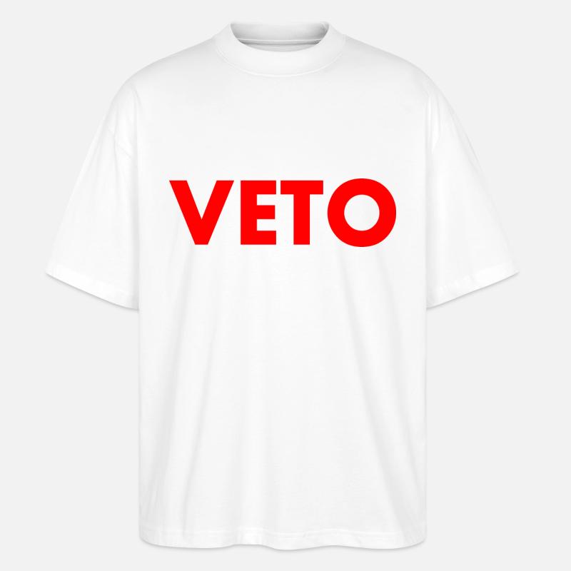 Veto - Stanley/Stella Oversized Unisex Bio T-Shirt Blaster 2.0 - Weiß