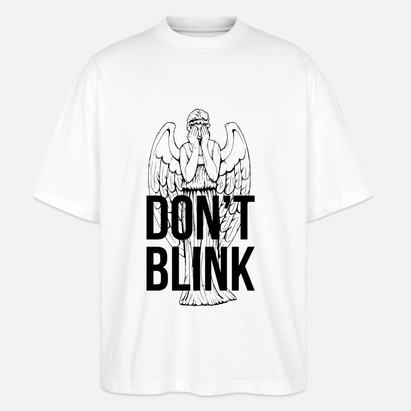 Don't Blink - Stanley/Stella Oversized Unisex Bio T-Shirt Blaster 2.0 - Weiß