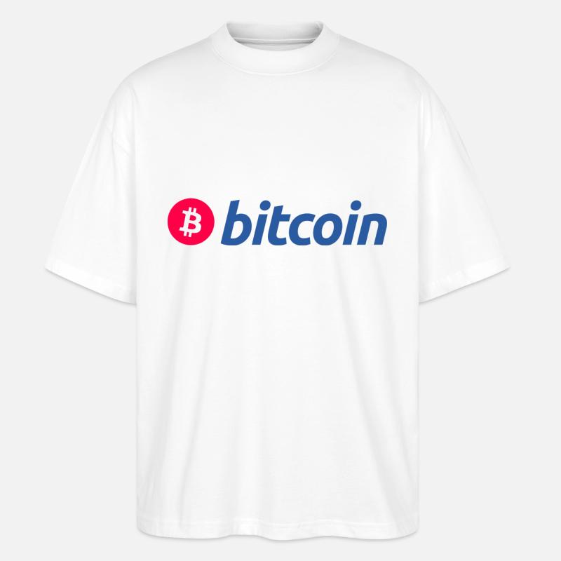 Bitcoin (Bitcoin) - Stanley/Stella Oversized Unisex Bio T-Shirt Blaster 2.0 - Weiß
