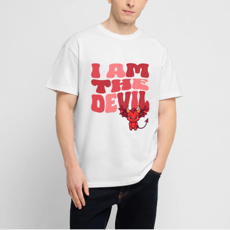 Devil Little Devil Devil Devil Woman Devil Guy Stanley/Stella Oversized Unisex Organic T-shirt Blaster 2.0