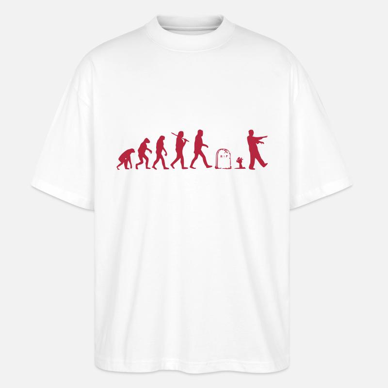 Evolution - Stanley/Stella Oversized Unisex Bio T-Shirt Blaster 2.0 - Weiß