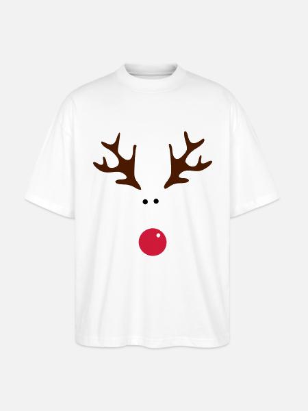 Rudolph - Stanley/Stella Oversized Unisex Organic T-shirt Blaster 2.0 - white