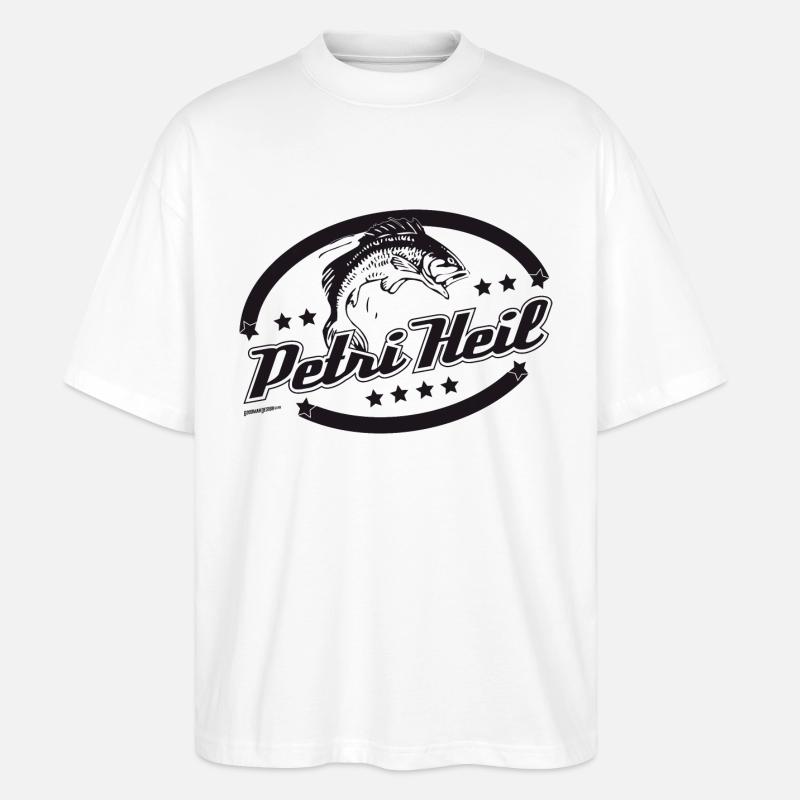 Petri Heil - Stanley/Stella Oversized Unisex Bio T-Shirt Blaster 2.0 - Weiß