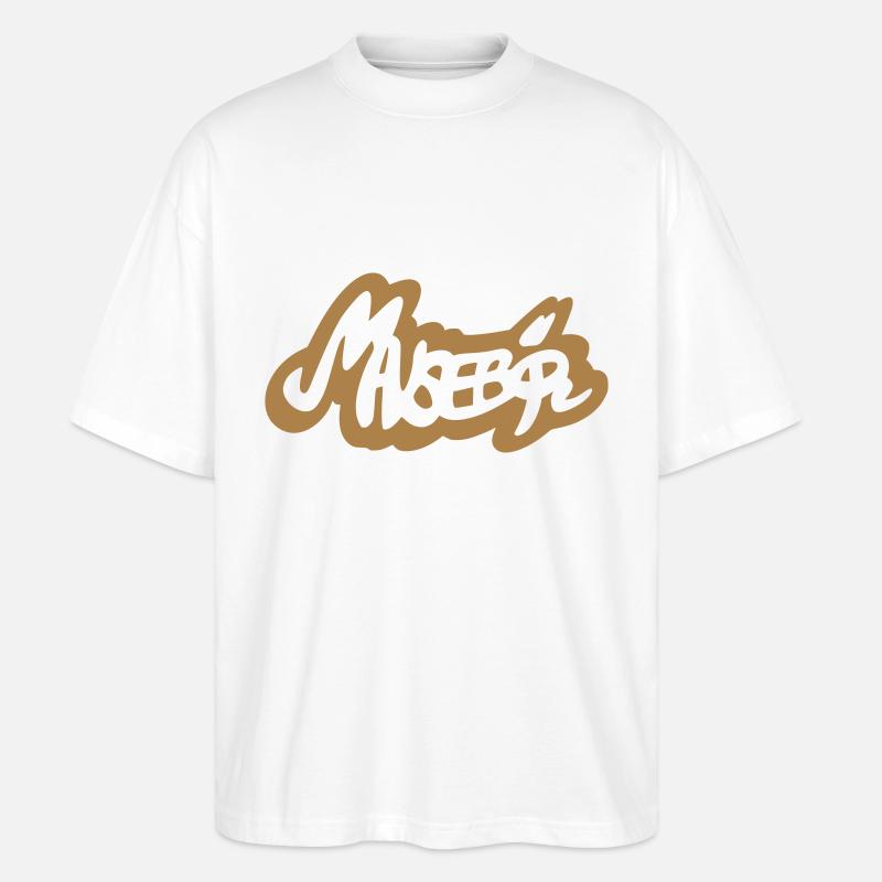 Mausebär 1f - Stanley/Stella Oversized Unisex Bio T-Shirt Blaster 2.0 - Weiß