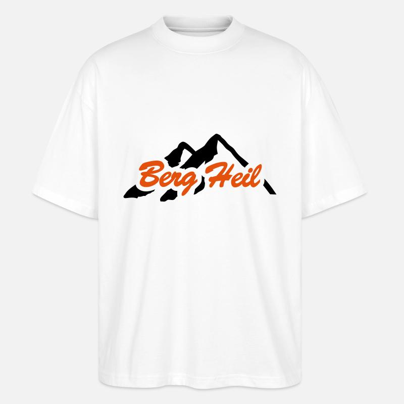 Berg Heil - Stanley/Stella Oversized Unisex Bio T-Shirt Blaster 2.0 - Weiß