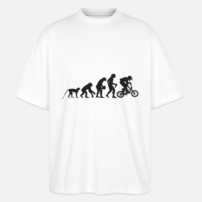 Evolution BMX - Stanley/Stella Oversized Unisex Bio T-Shirt Blaster 2.0 - Weiß