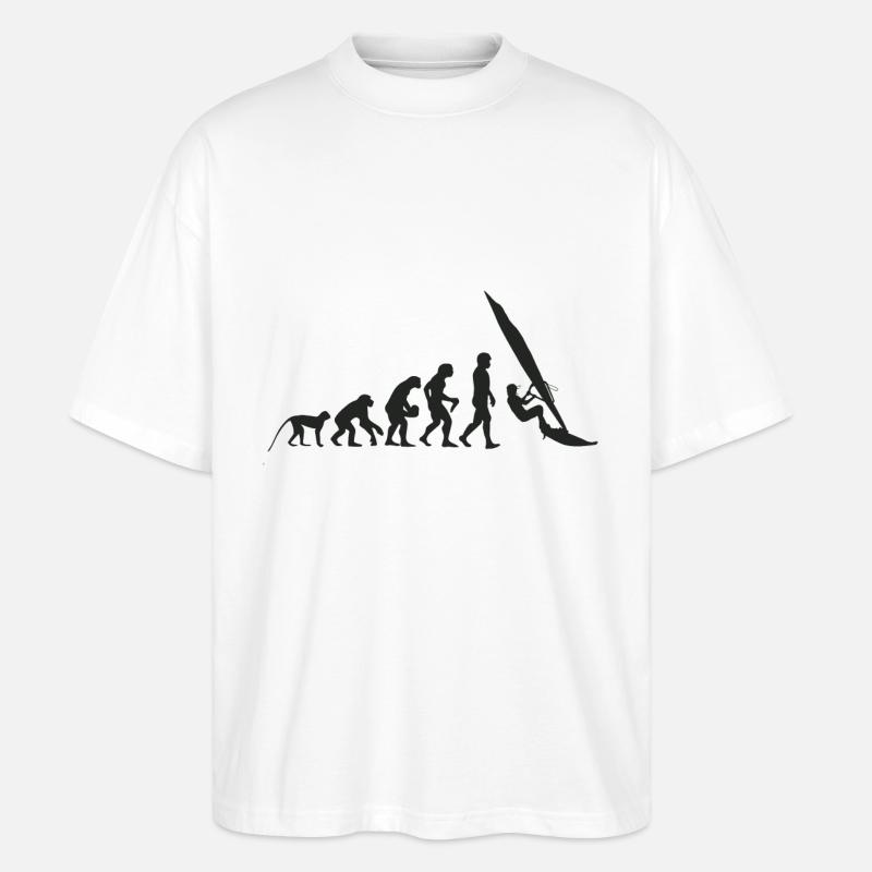 Evolution Windsurfing - Stanley/Stella Oversized Unisex Organic T-shirt Blaster 2.0 - white