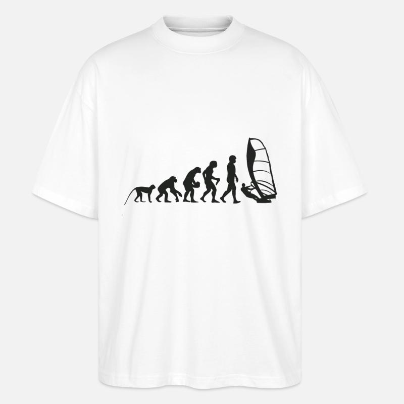 Evolution Windsurfing - T-shirt bio Blaster 2.0 coupe oversize Stanley/Stella Unisexe - blanc
