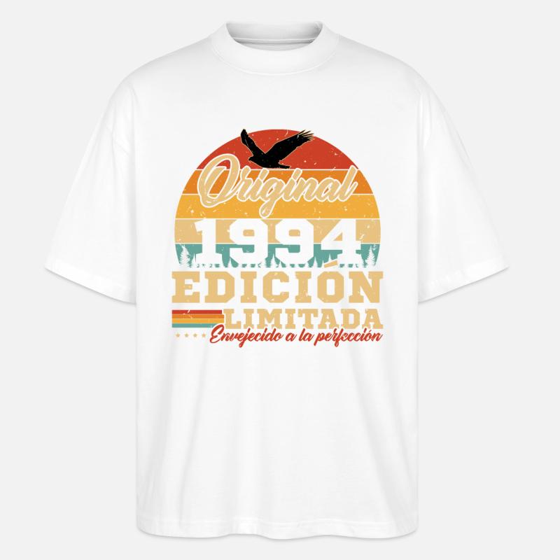 Vinatge 1994 Cadeau d’anniversaire - T-shirt bio Blaster 2.0 coupe oversize Stanley/Stella Unisexe - blanc