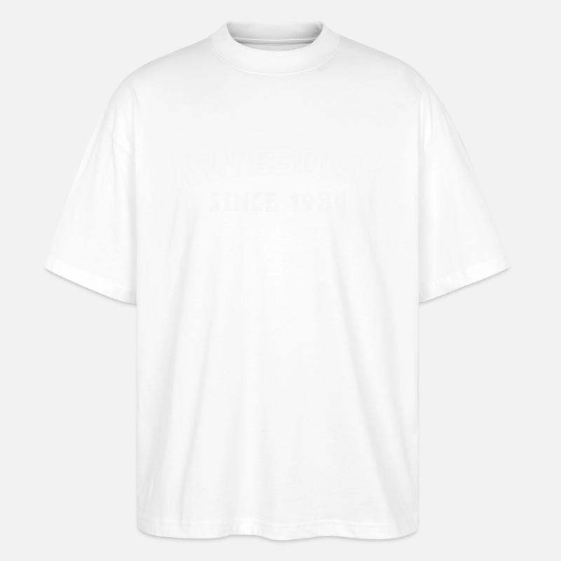 Impressive since 1984 - Stanley/Stella Oversized Unisex Organic T-shirt Blaster 2.0 - white
