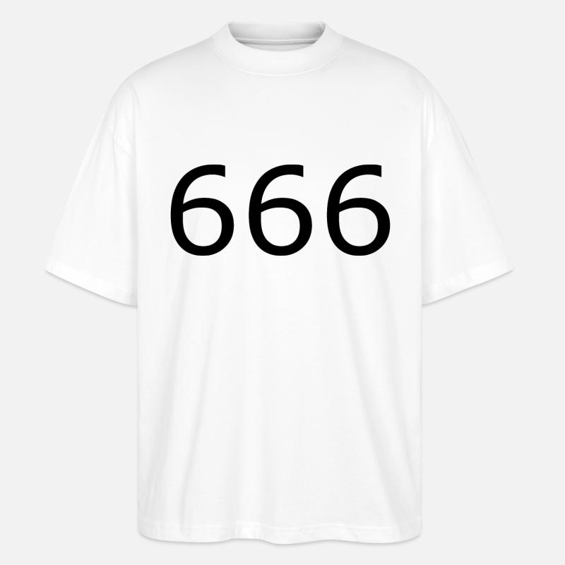 666 - Stanley/Stella Oversized Unisex Bio T-Shirt Blaster 2.0 - Weiß