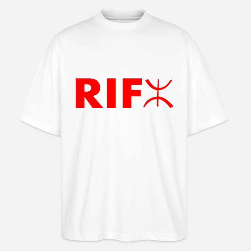 Rif - Stanley/Stella Oversized Unisex Bio T-Shirt Blaster 2.0 - Weiß