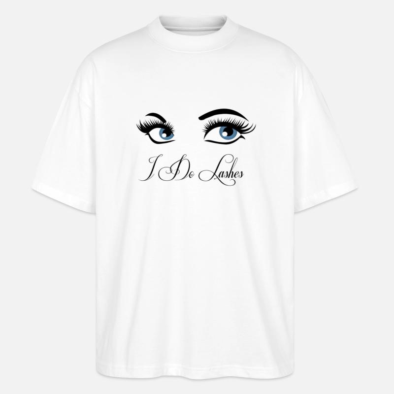 i do lashes - Stanley/Stella Oversized Unisex Bio T-Shirt Blaster 2.0 - Weiß