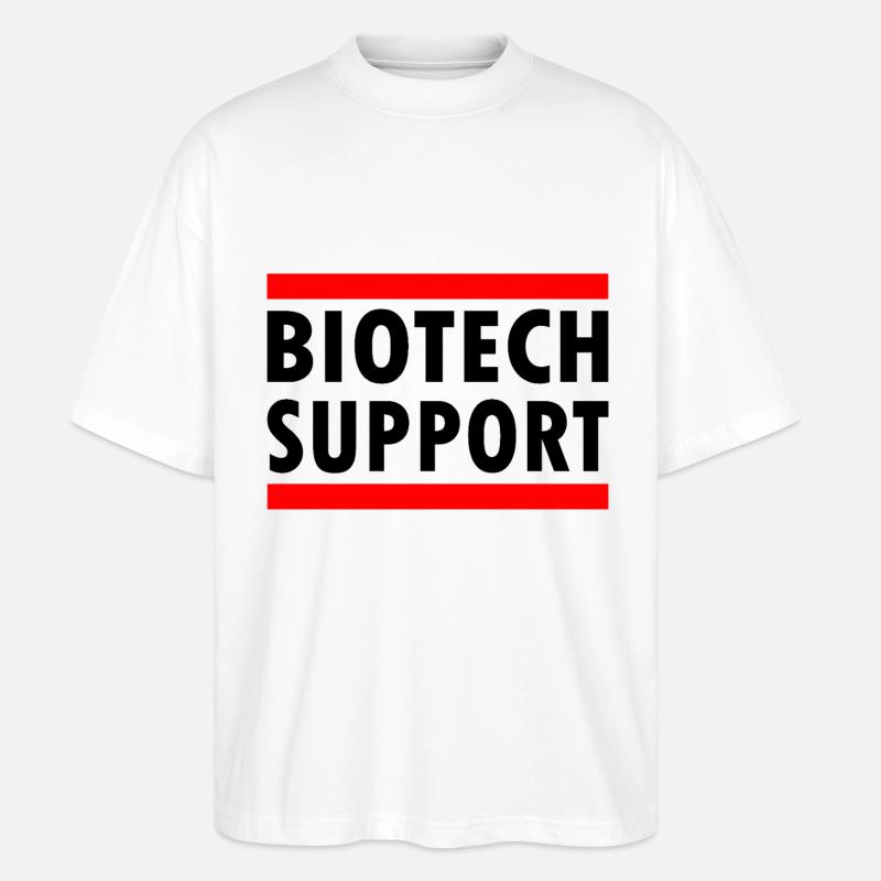 biotech support - T-shirt bio Blaster 2.0 coupe oversize Stanley/Stella Unisexe - blanc