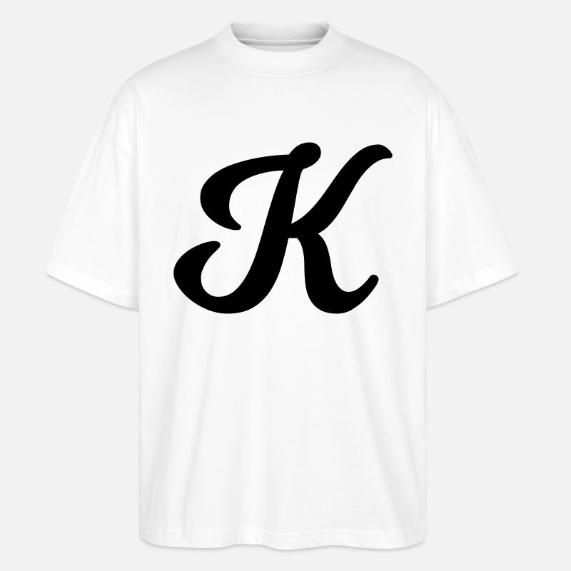 Keblem K - Stanley/Stella Oversized Unisex Organic T-shirt Blaster 2.0 - white