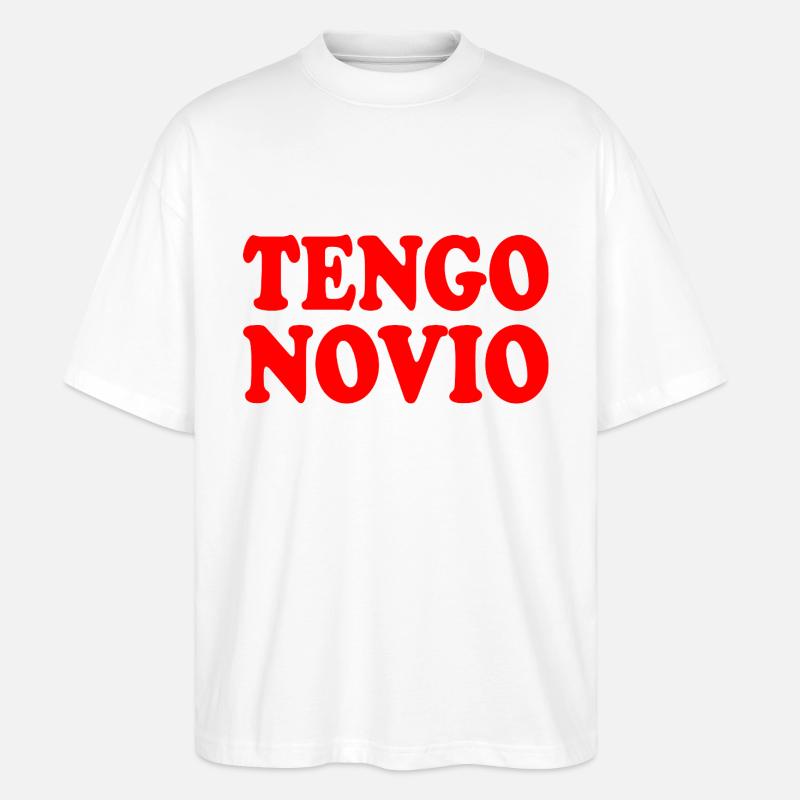 Ich habe einen Freund - Stanley/Stella Oversized Unisex Bio T-Shirt Blaster 2.0 - Weiß