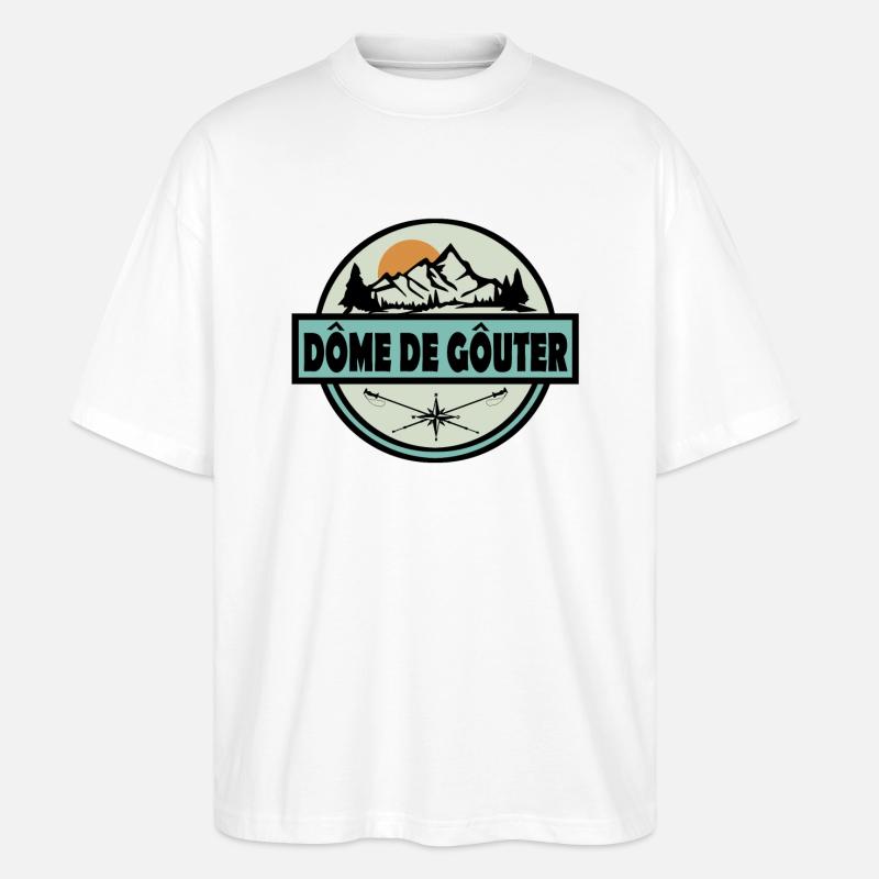 Dome de Gouter - Stanley/Stella Oversized Unisex Bio T-Shirt Blaster 2.0 - Weiß