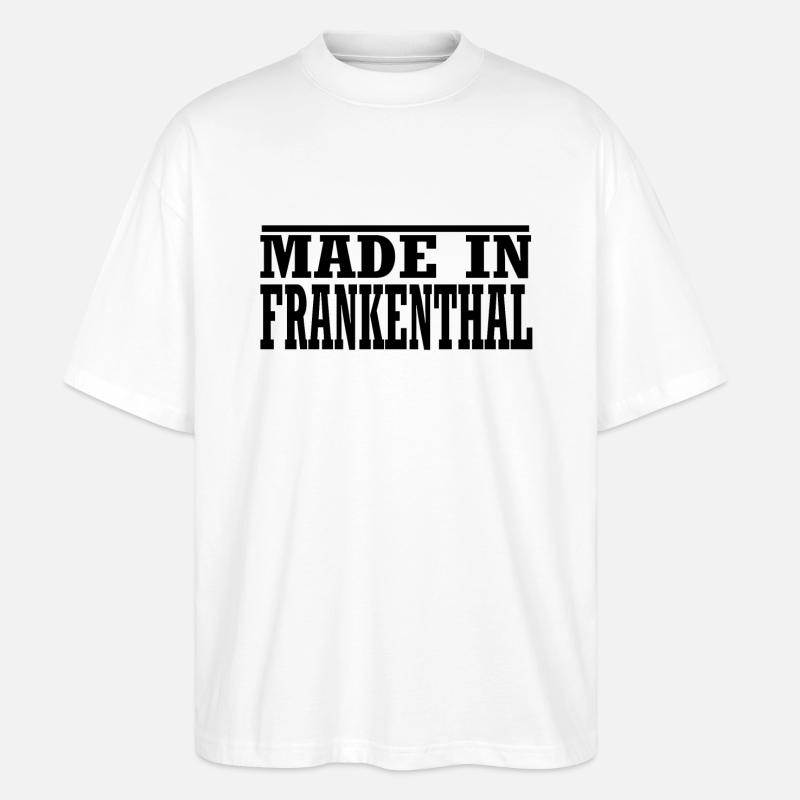 Frankenthal - Stanley/Stella Oversized Unisex Bio T-Shirt Blaster 2.0 - Weiß