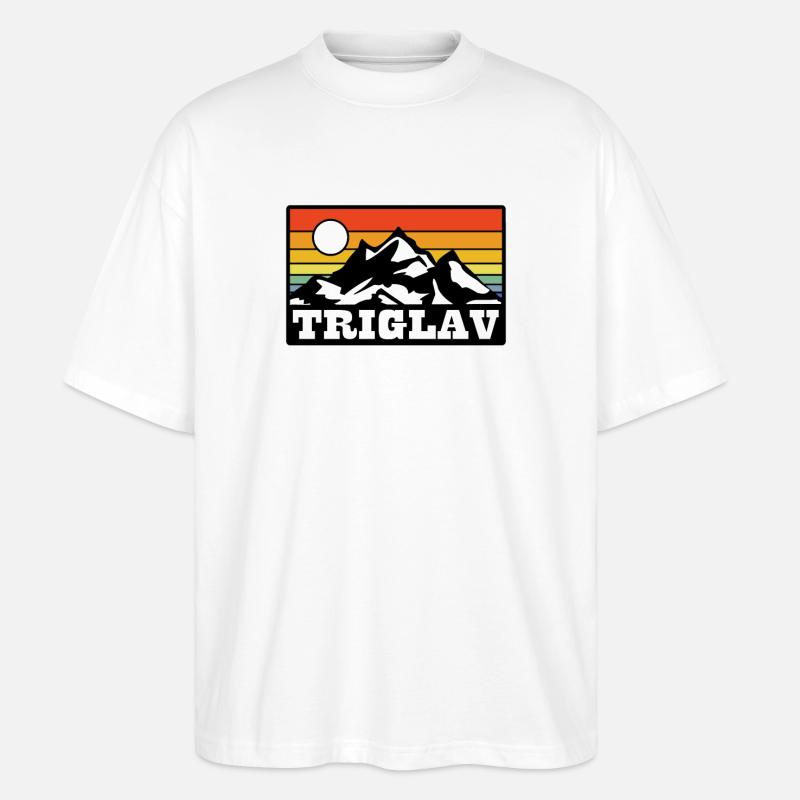 Triglav - Stanley/Stella Oversized Unisex Bio T-Shirt Blaster 2.0 - Weiß