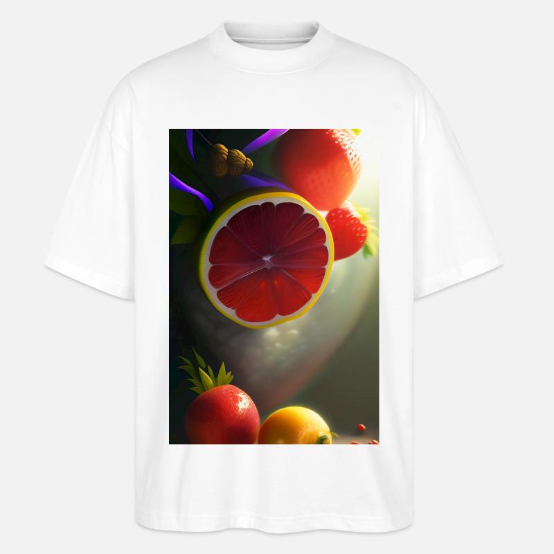 Fruit - T-shirt bio Blaster 2.0 coupe oversize Stanley/Stella Unisexe - blanc