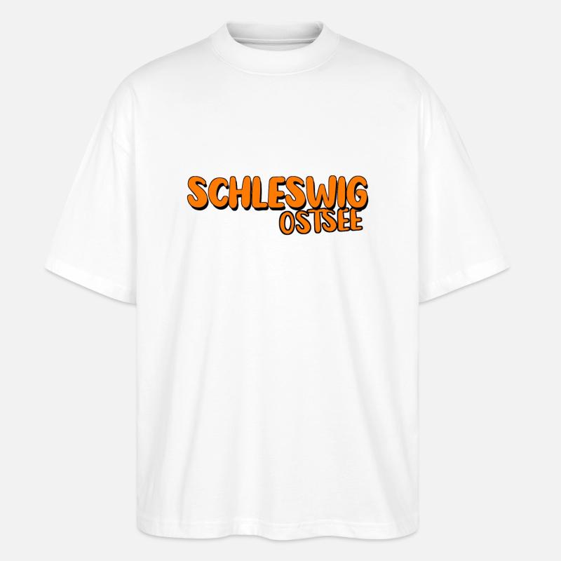 Schleswig - Stanley/Stella Oversized Unisex Bio T-Shirt Blaster 2.0 - Weiß