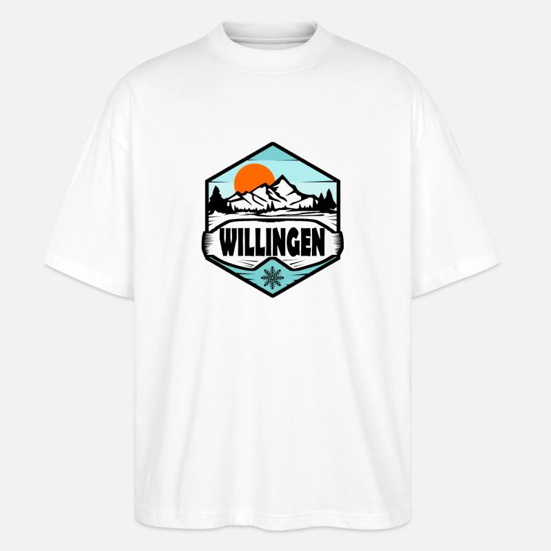 Willingen - Stanley/Stella Oversized Unisex Bio T-Shirt Blaster 2.0 - Weiß