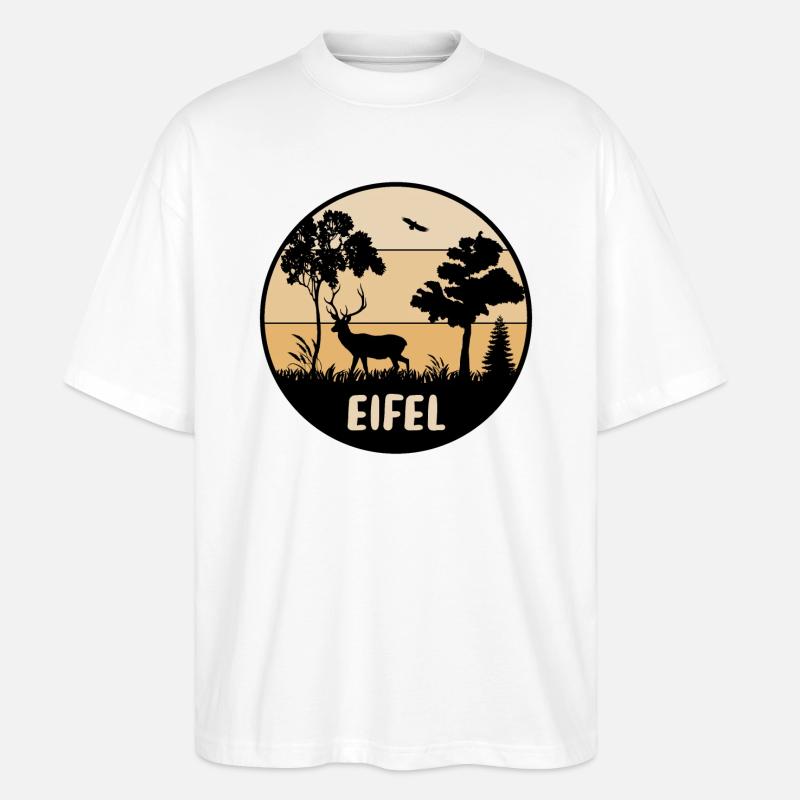 Eifel - Stanley/Stella Oversized Unisex Bio T-Shirt Blaster 2.0 - Weiß