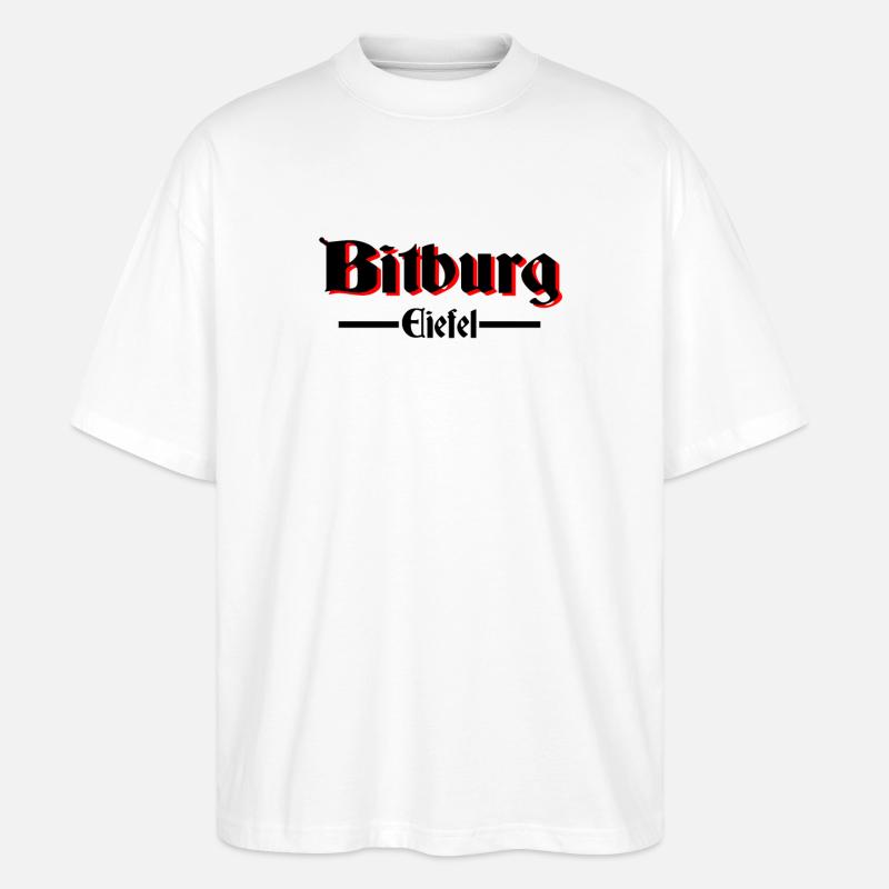 Bitburg - Stanley/Stella Oversized Unisex Bio T-Shirt Blaster 2.0 - Weiß