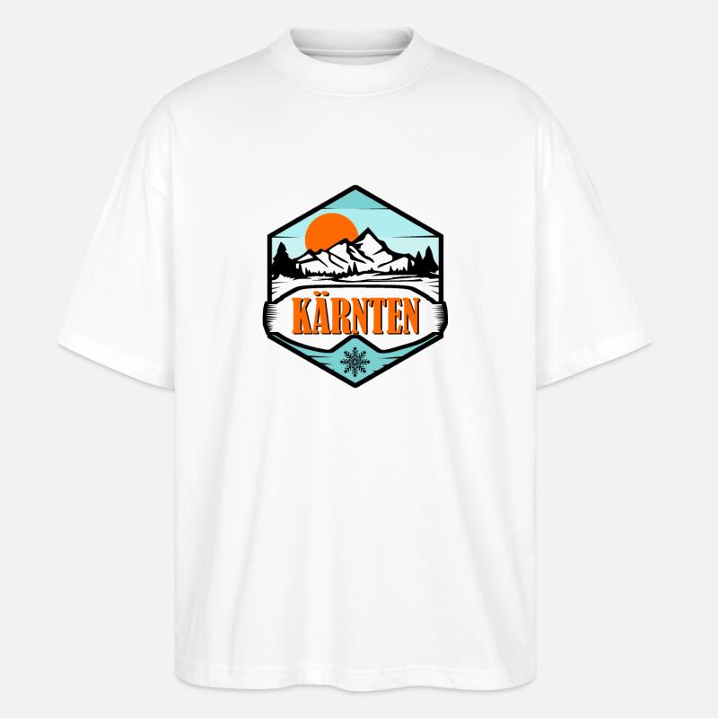 Kärnten - Stanley/Stella Oversized Unisex Bio T-Shirt Blaster 2.0 - Weiß