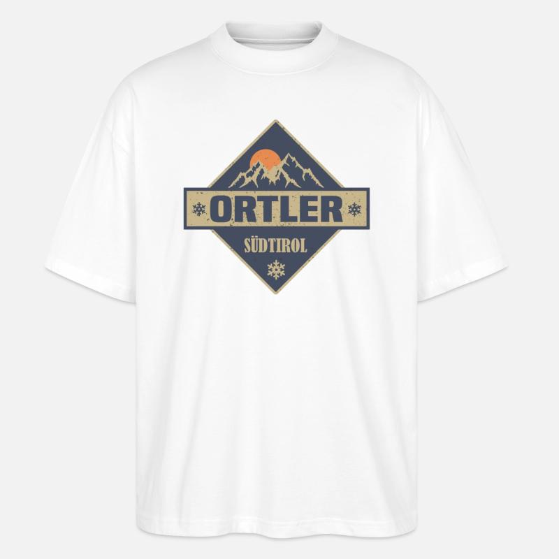 Ortler - Stanley/Stella Oversized Unisex Bio T-Shirt Blaster 2.0 - Weiß