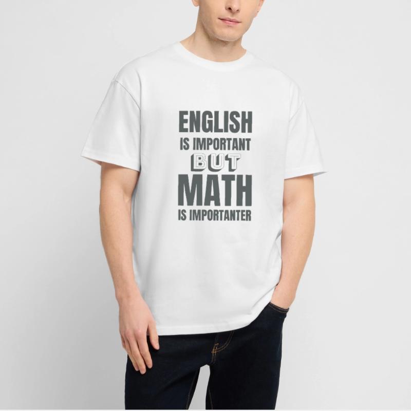Math teacher mathematician math student gift idea Stanley/Stella Oversized Unisex Organic T-shirt Blaster 2.0