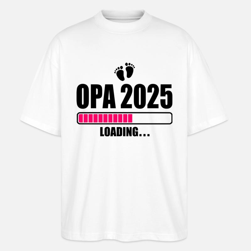Opa 2025 loading - Stanley/Stella Oversized Unisex Bio T-Shirt Blaster 2.0 - Weiß