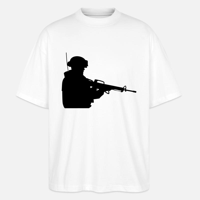Soldier - Stanley/Stella Oversized Unisex Bio T-Shirt Blaster 2.0 - Weiß