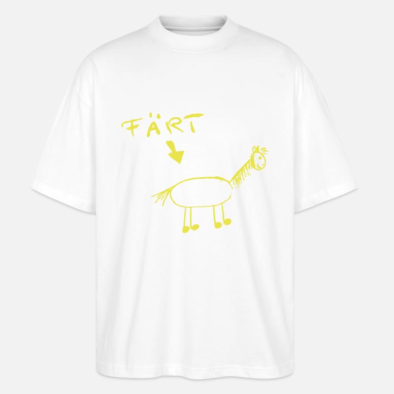 Färt - Stanley/Stella Oversized Unisex Bio T-Shirt Blaster 2.0 - Weiß