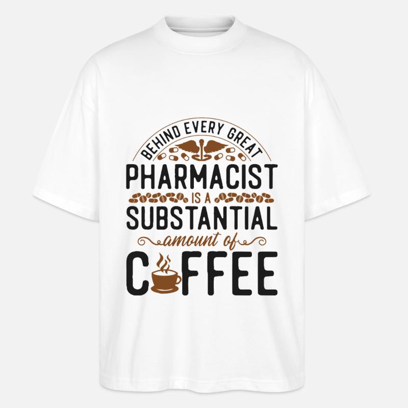 Pharmacy Tech Technician - Stanley/Stella Oversized Unisex Organic T-shirt Blaster 2.0 - white