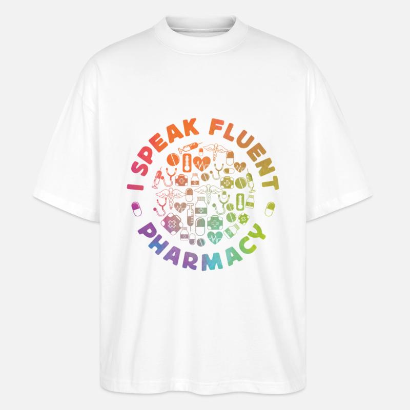 Pharmacy Tech Technician - Stanley/Stella Oversized Unisex Bio T-Shirt Blaster 2.0 - Weiß