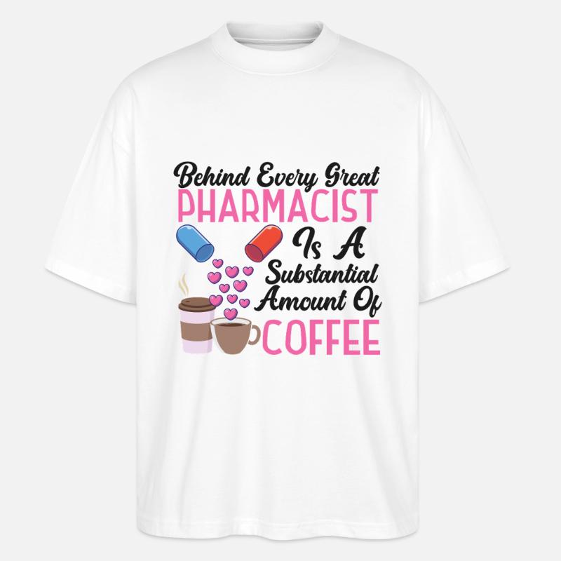 Pharmacy Tech Technician - Stanley/Stella Oversized Unisex Bio T-Shirt Blaster 2.0 - Weiß