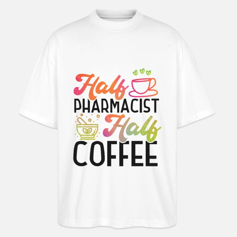 Pharmacy Tech Technician - Stanley/Stella Oversized Unisex Bio T-Shirt Blaster 2.0 - Weiß